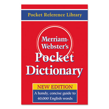 Merriam Webster® Pocket Dictionary, Paperback, 416 Pages freeshipping - TVN Wholesale